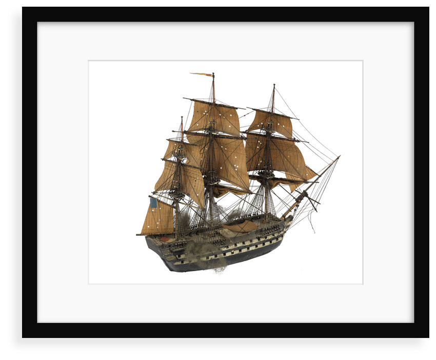'Argonaute'; warship; 74 guns by William Haines
