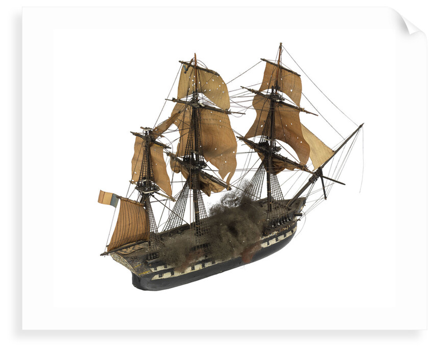 'Neptune'; warship; 74 guns by William Haines