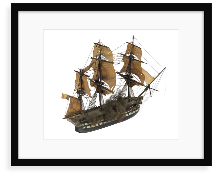 'Neptune'; warship; 74 guns by William Haines