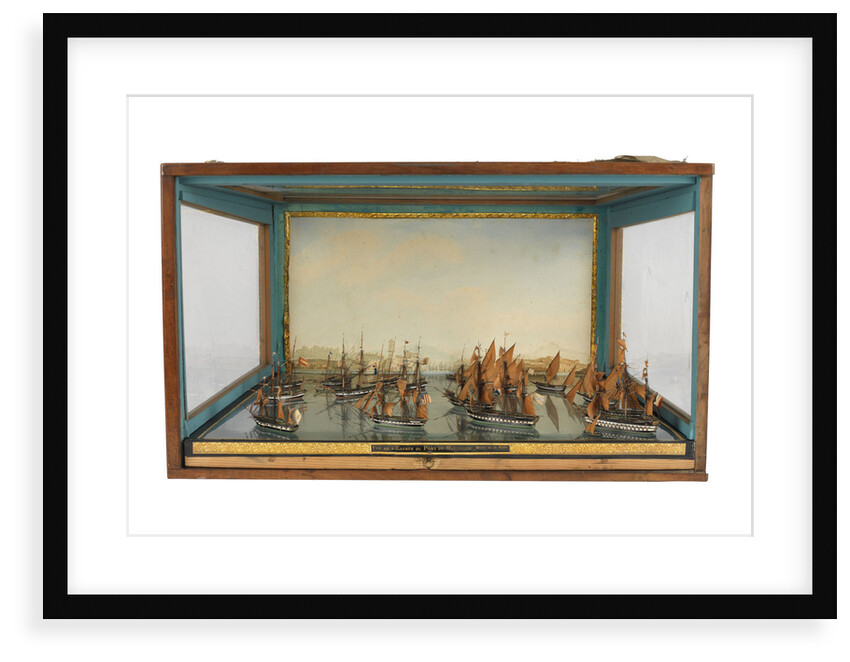Model of the entance to the port of Marseille by unknown