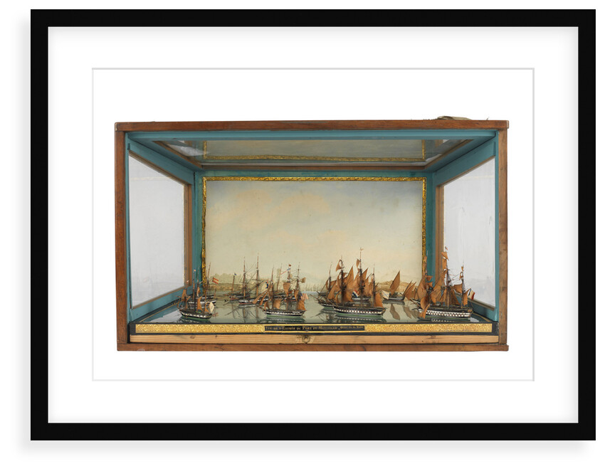 Model of the entance to the port of Marseille by Unknown