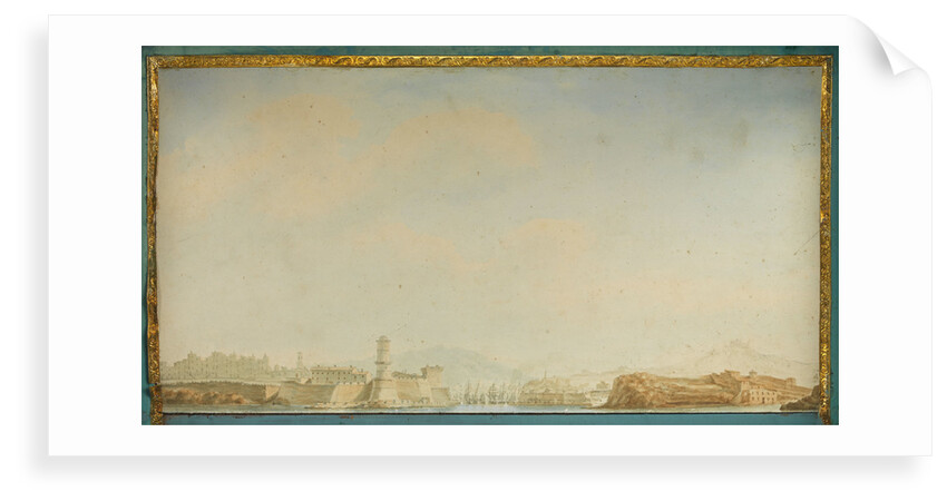Model of the entance to the port of Marseille by unknown