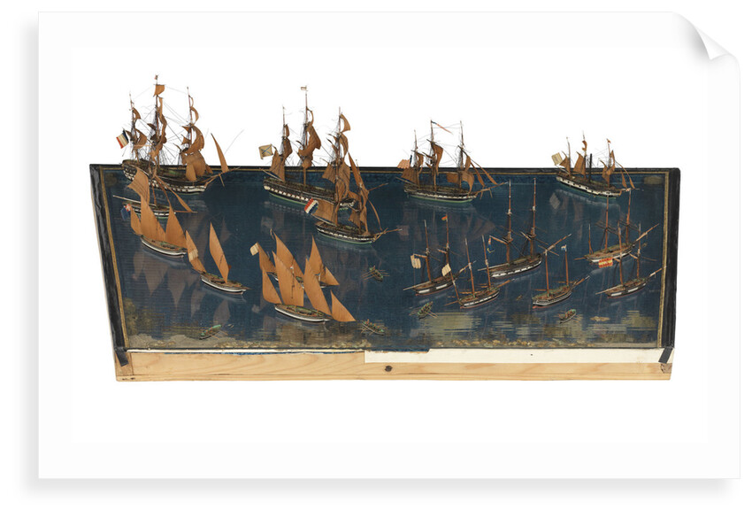 Model of the entance to the port of Marseille by unknown