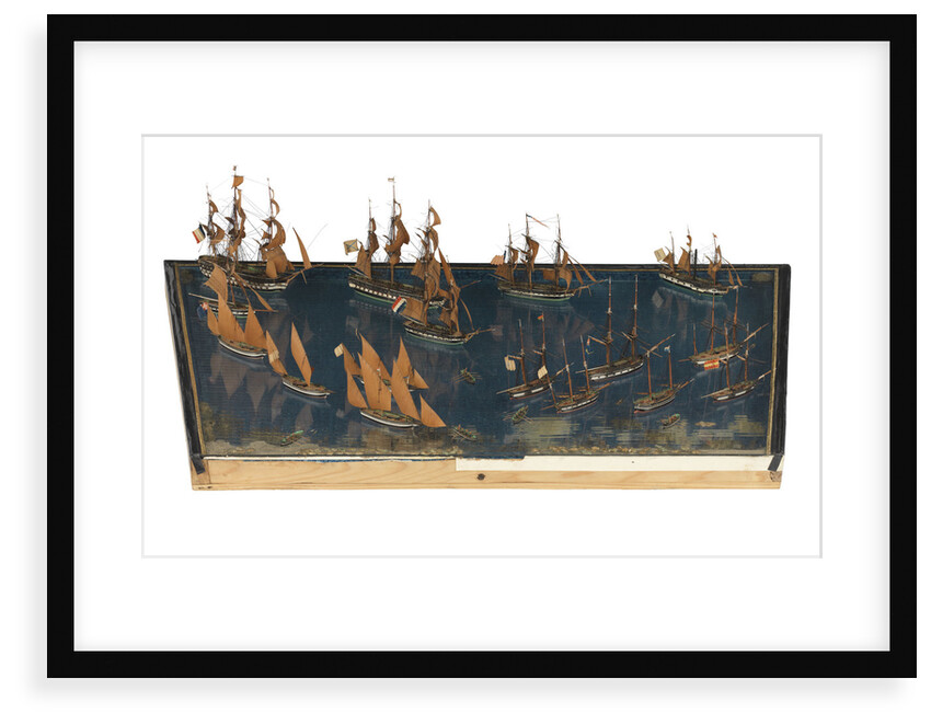 Model of the entance to the port of Marseille by unknown