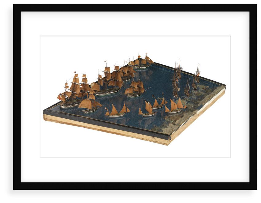 Model of the entance to the port of Marseille by Unknown
