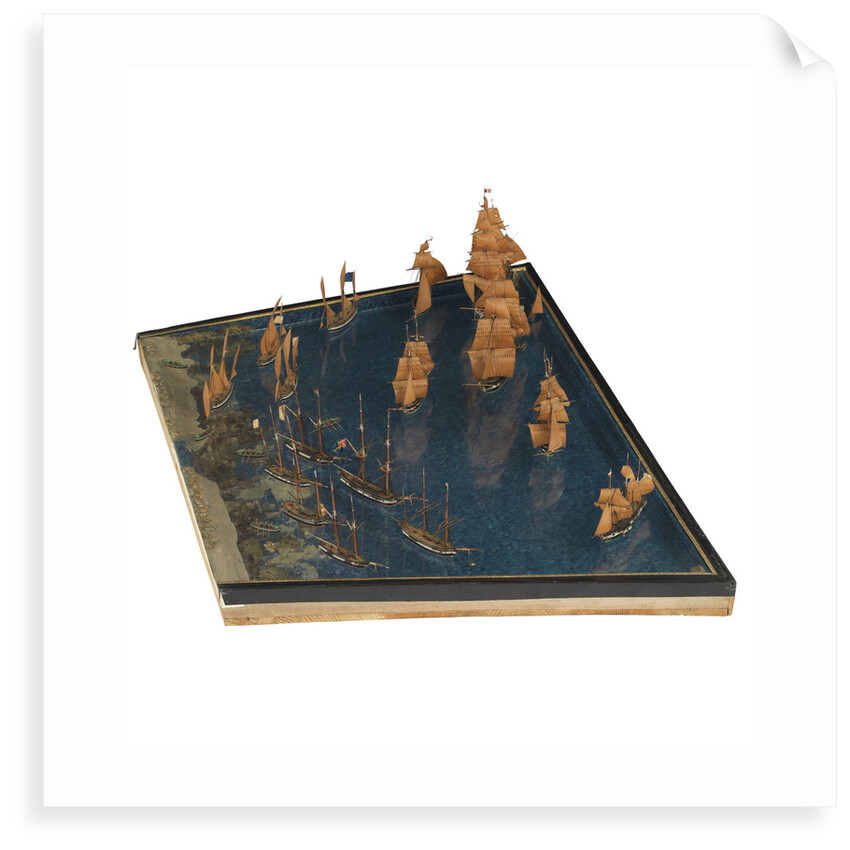 Model of the entance to the port of Marseille by unknown