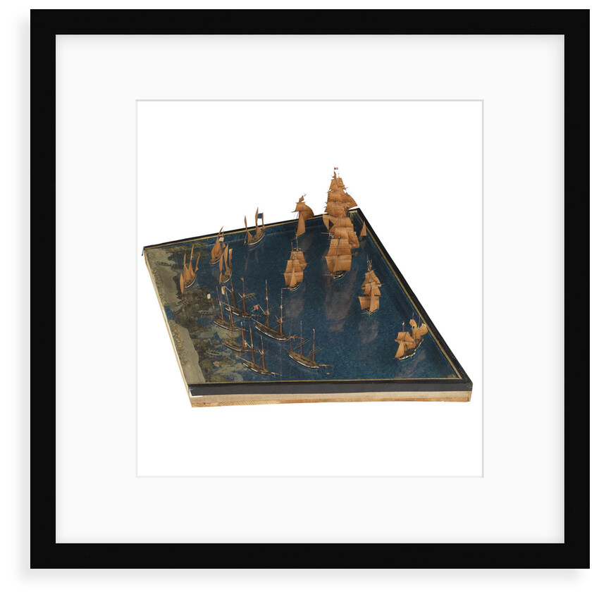 Model of the entance to the port of Marseille by unknown