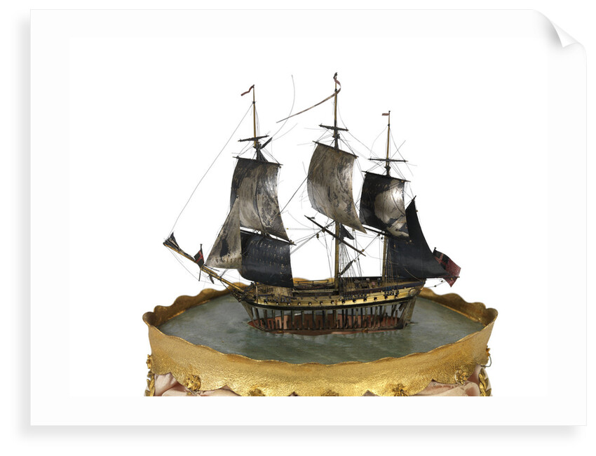 Warship, 16 guns, 6th rate by unknown