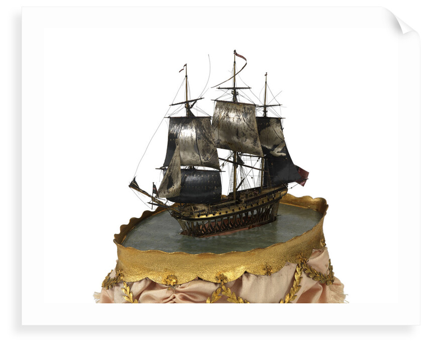 Warship, 16 guns, 6th rate by unknown