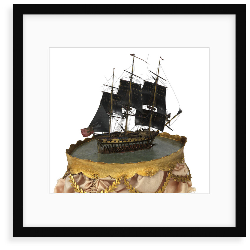 Warship, 16 guns, 6th rate by unknown