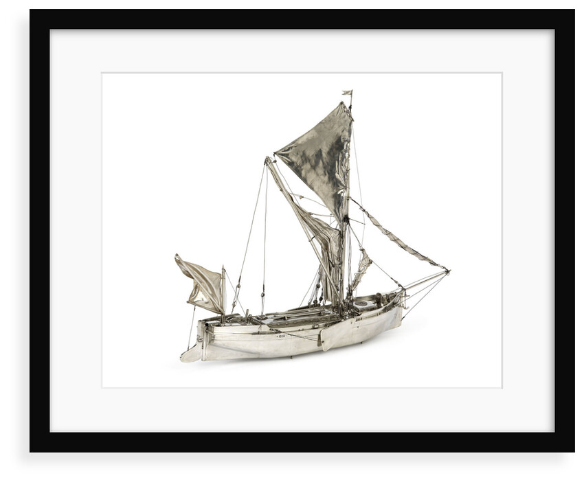 A full hull model of a Thames sailing barge by unknown