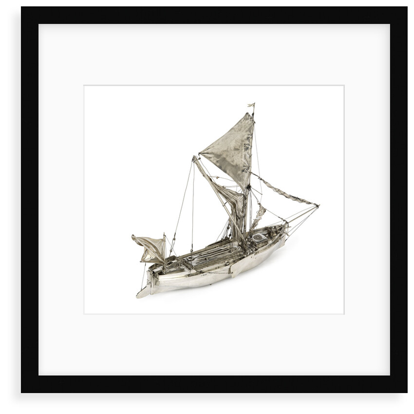 A full hull model of a Thames sailing barge by Unknown