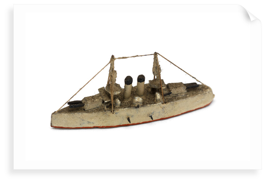 Instructional waterline recognition model of Japanese battleship HIJMS 'Yashima' (1894) by Gerald John Blake