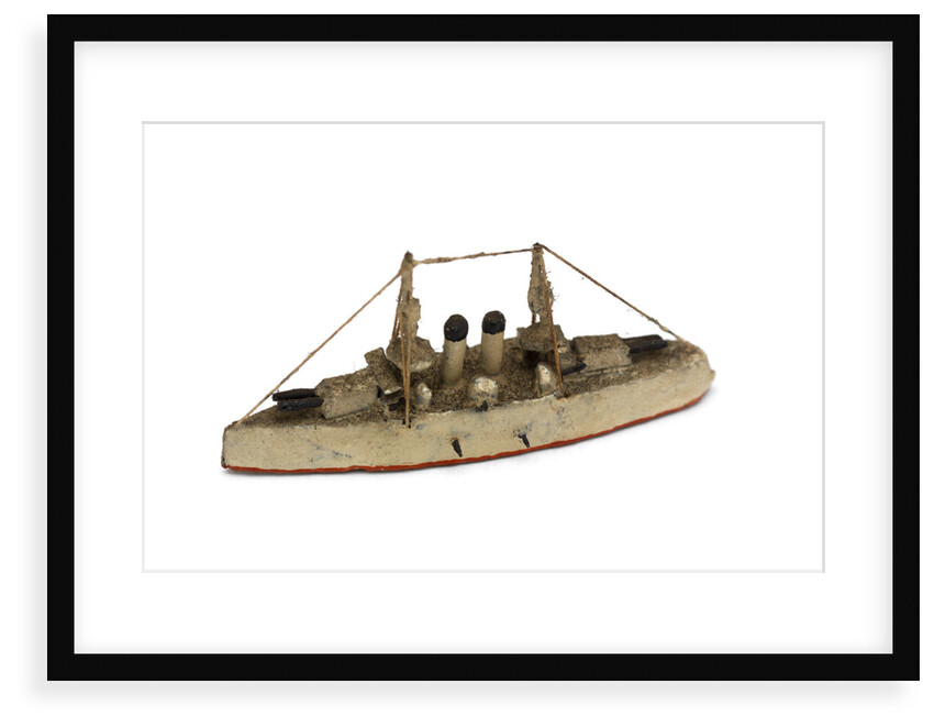 Instructional waterline recognition model of Japanese battleship HIJMS 'Yashima' (1894) by Gerald John Blake