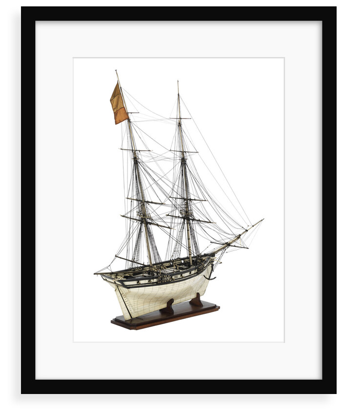 Brig Warship, 14 gun 'Joan D'Arc' (1800) by unknown