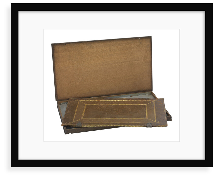 Folding model and plan of the 'Gurland' (1721) by unknown