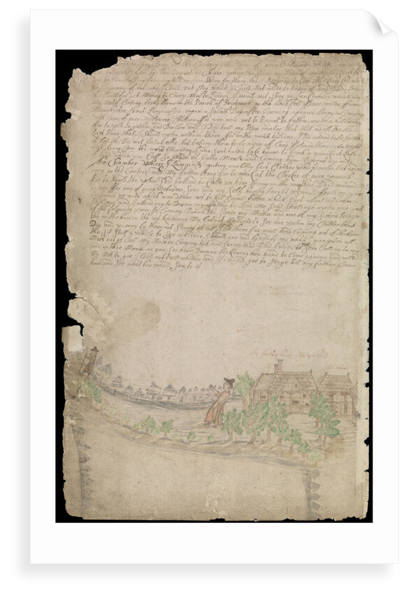Plate from Edward Barlow's journal of his life at sea in king's ships, East & West Indiamen & other merchantmen from 1659 to 1703. by Edward Barlow