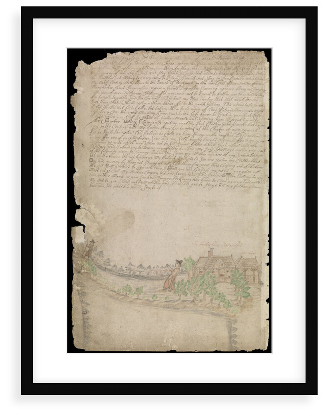 Plate from Edward Barlow's journal of his life at sea in king's ships, East & West Indiamen & other merchantmen from 1659 to 1703. by Edward Barlow