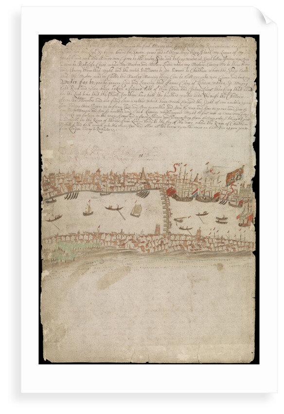 View of London by Edward Barlow