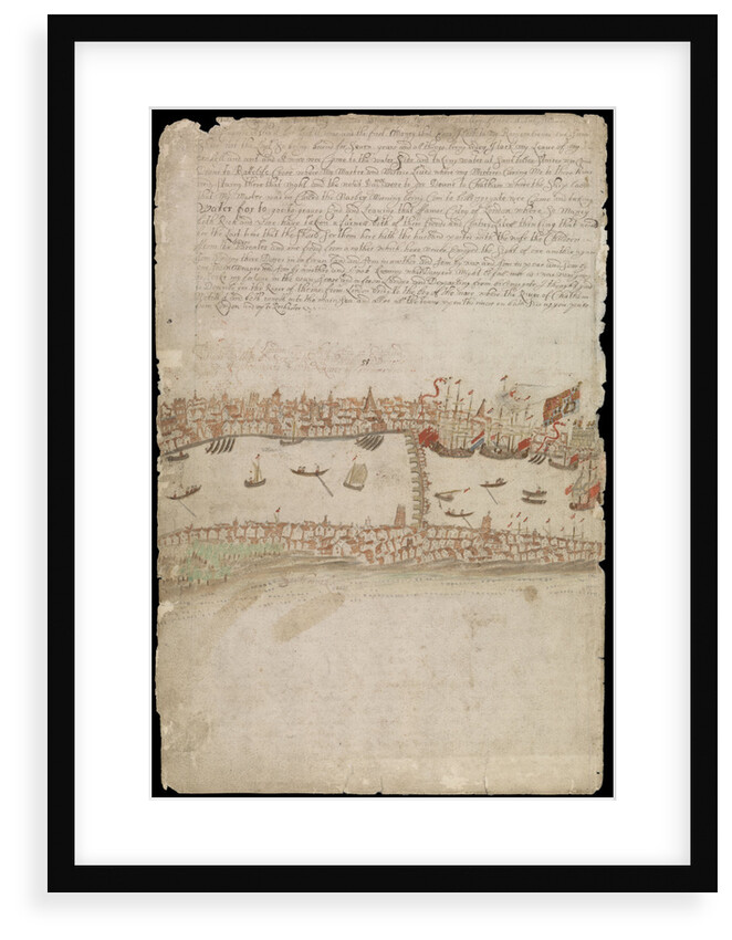 View of London by Edward Barlow