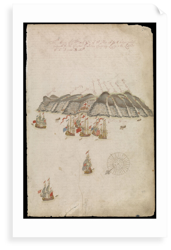 Plate from Edward Barlow's journal of his life at sea in king's ships, East & West Indiamen & other merchantmen from 1659 to 1703. by Edward Barlow