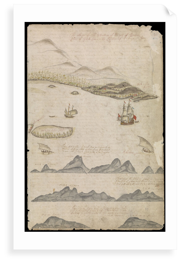 Plate from Edward Barlow's journal of his life at sea in king's ships, East & West Indiamen & other merchantmen from 1659 to 1703. by Edward Barlow