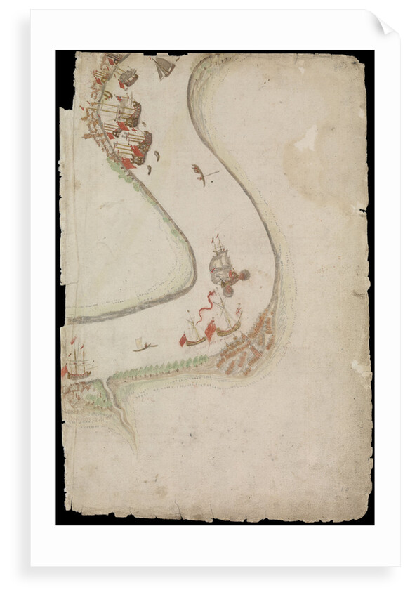 Plate from Edward Barlow's journal of his life at sea in king's ships, East & West Indiamen & other merchantmen from 1659 to 1703. by Edward Barlow