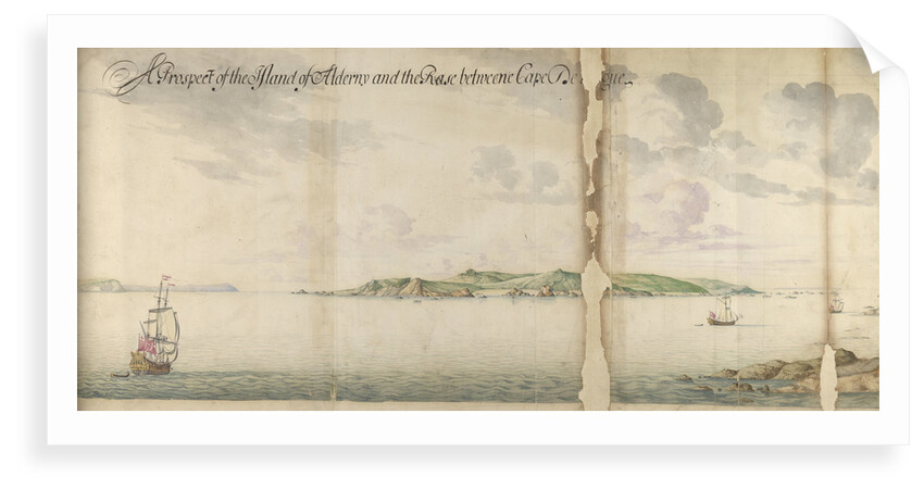Prospect of Alderney and the Race by Thomas Phillips