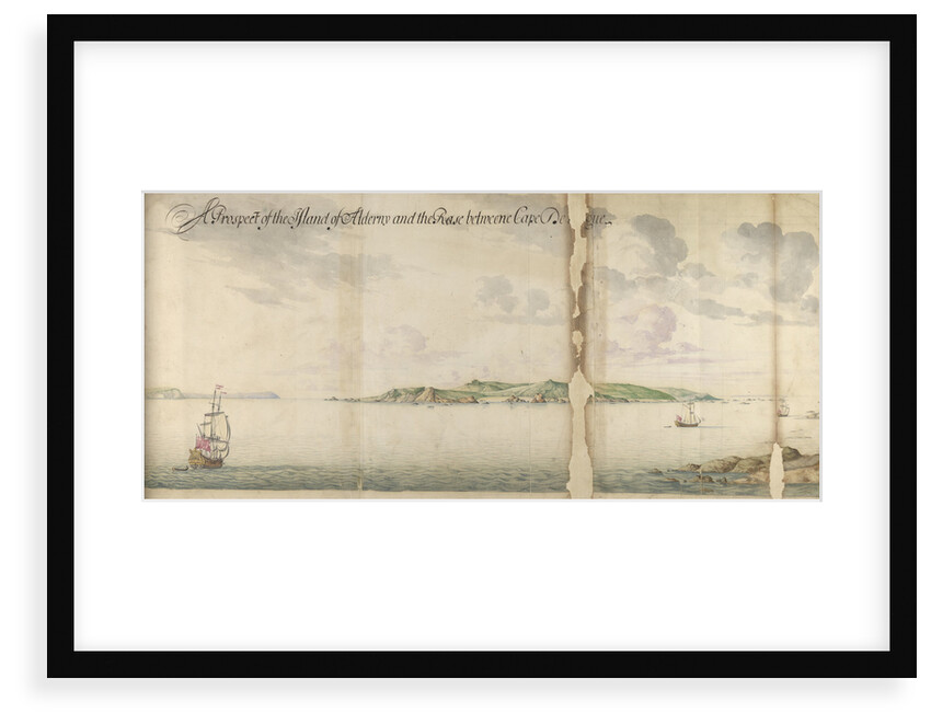 Prospect of Alderney and the Race by Thomas Phillips