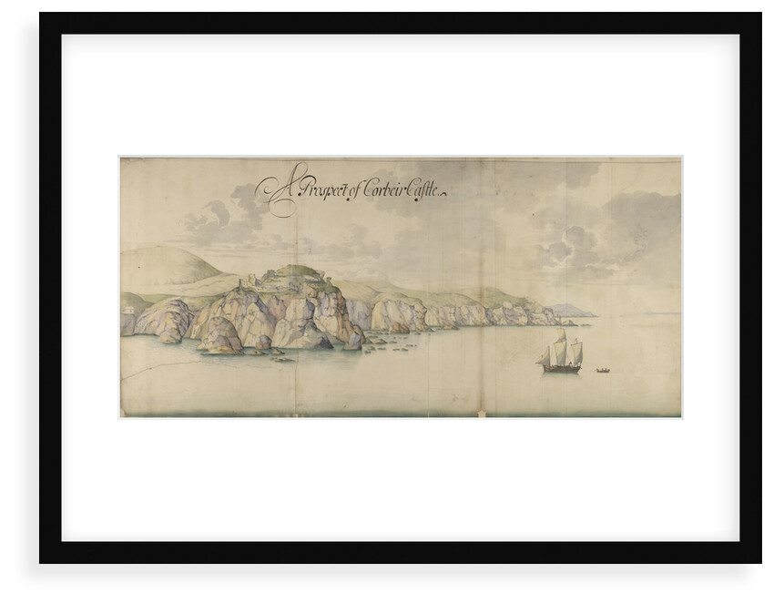 A prospect of Corbiere Castle by Thomas Phillips