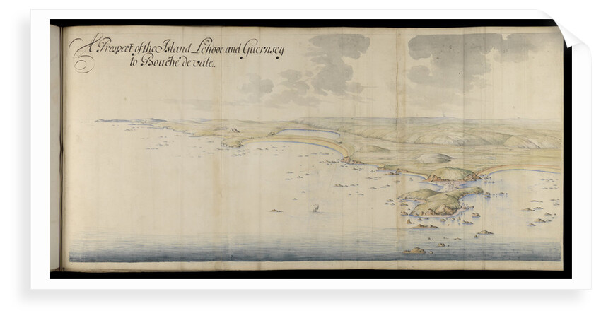 A prospect of the island of Lihou and Guernsey by Thomas Phillips