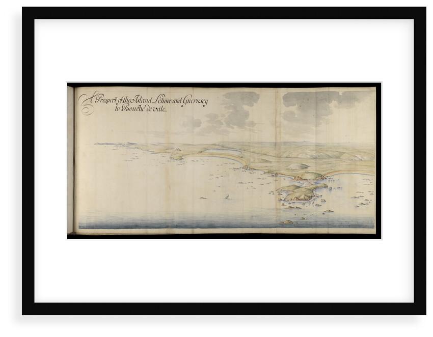 A prospect of the island of Lihou and Guernsey by Thomas Phillips