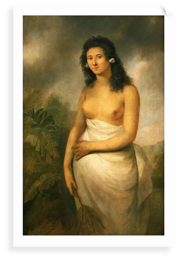Poedua, the Daughter of Orio' (b. circa 1758 - d. before 1788) by John Webber