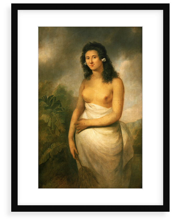 Poedua, the Daughter of Orio' (b. circa 1758 - d. before 1788) by John Webber