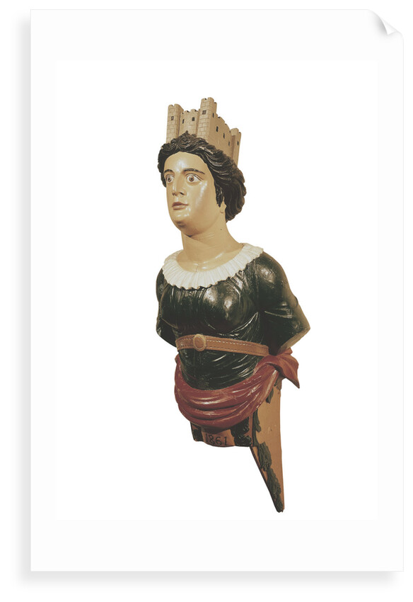 Figurehead of HMS 'London' by unknown