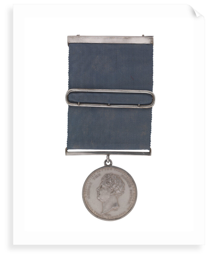 Royal National Lifeboat Institution silver medal by William Wyon
