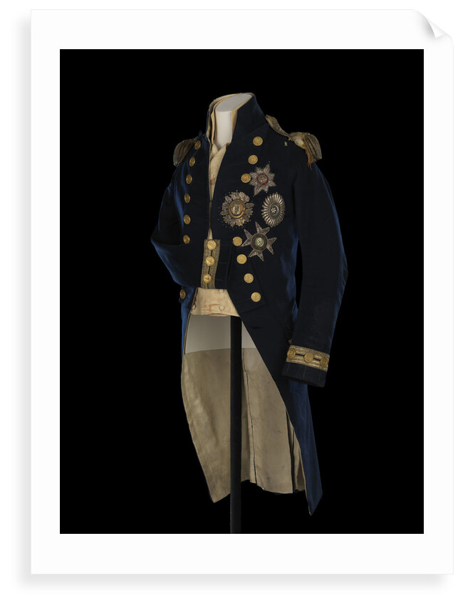 Royal Naval uniform: pattern 1795-1812, Nelson's Trafalgar coat by Anonymous