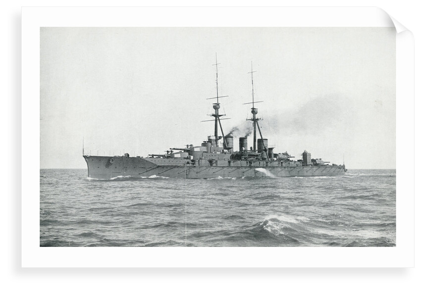 HIJMS 'Kongo' (1912), a battlecruiser built for Japan by Vickers, undergoing completion trials in British waters by unknown