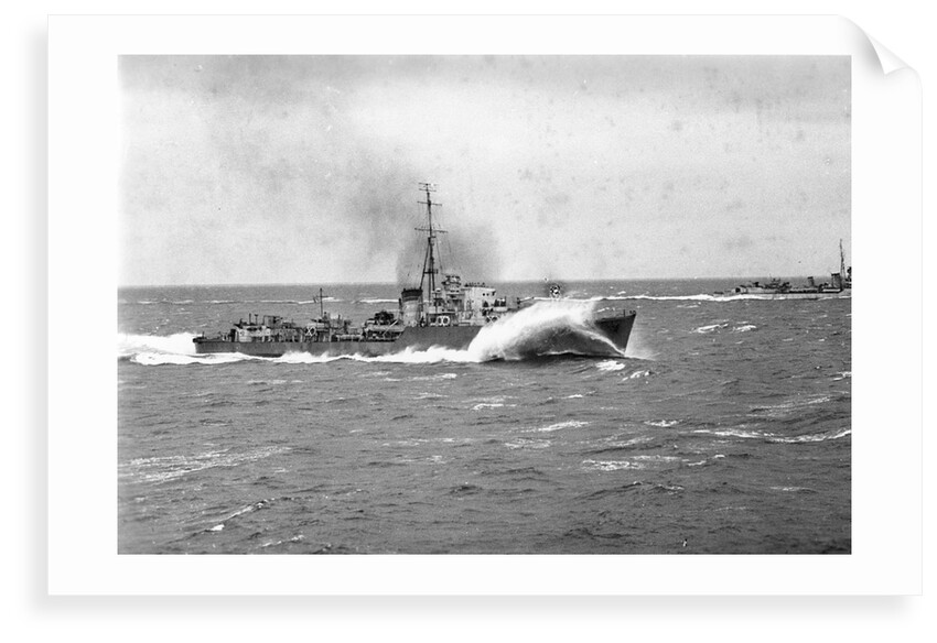 HMS 'Onslow' by Unknown