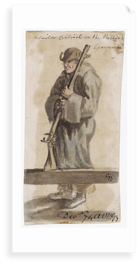 A sailor centinel on the Pallas's gangway [Bray album] by Gabriel Bray
