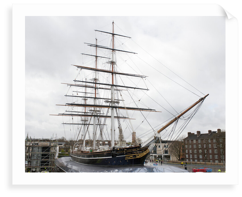 Refurbished clipper 'Cutty Sark' (1869), re-opened 25 April 2012 by National Maritime Museum
