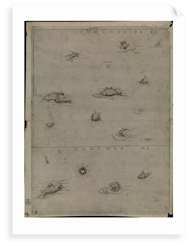 Map of Africa, 1564 - 1 of 8 sheets by Giacomo Gastaldi
