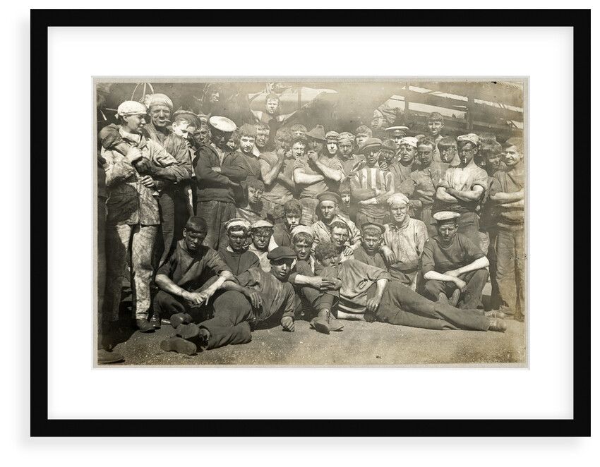 Group of Stokers in an album of Denis Q. Fildes, Commander RN 1906-1915 by unknown