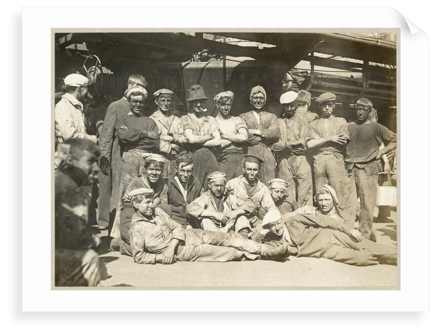 Group of Stokers in an album of Denis Q. Fildes, Commander RN 1906-1915 by unknown