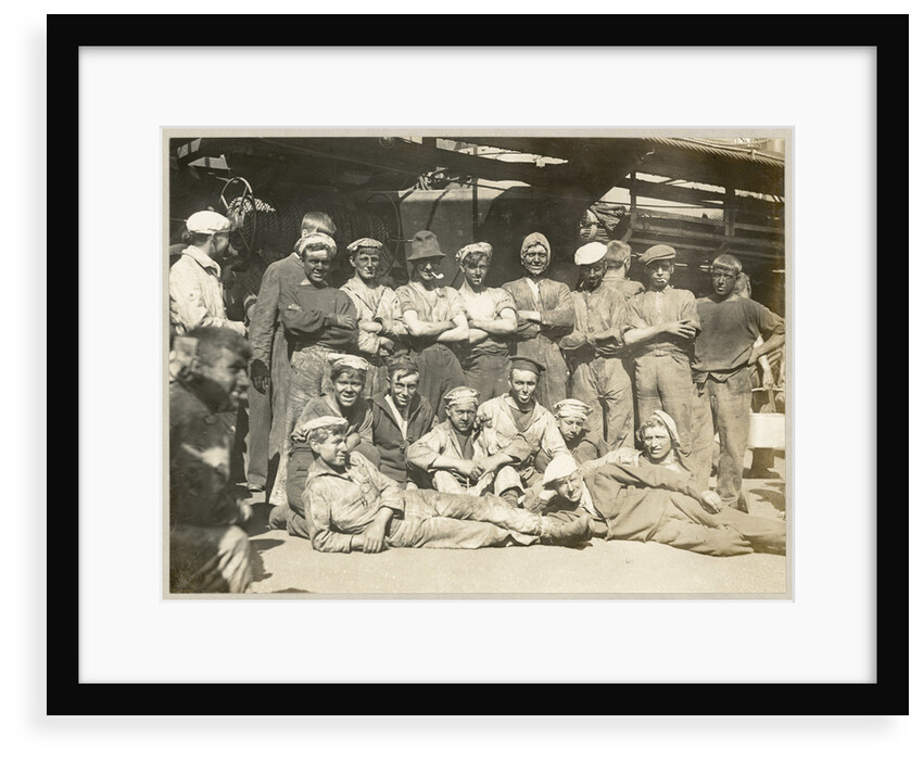 Group of Stokers in an album of Denis Q. Fildes, Commander RN 1906-1915 by unknown