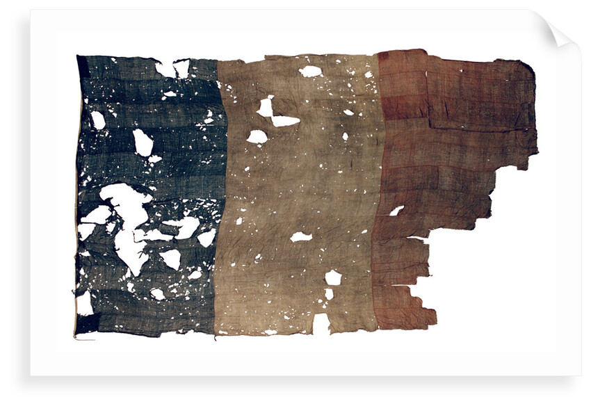 French naval ensign (1794-1814 and after 1830) by unknown