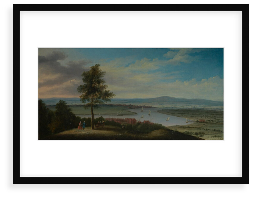 View of the Thames, Blackwall Reach and Greenwich Marsh from One Tree Hill by Pieter Tillemans