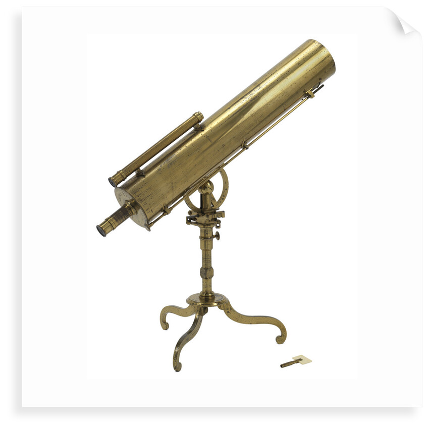 Portable reflector telescope by James Short