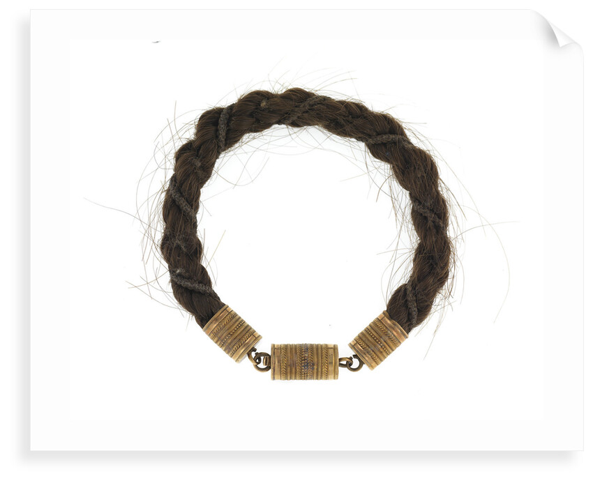Hair bracelet by Anonymous