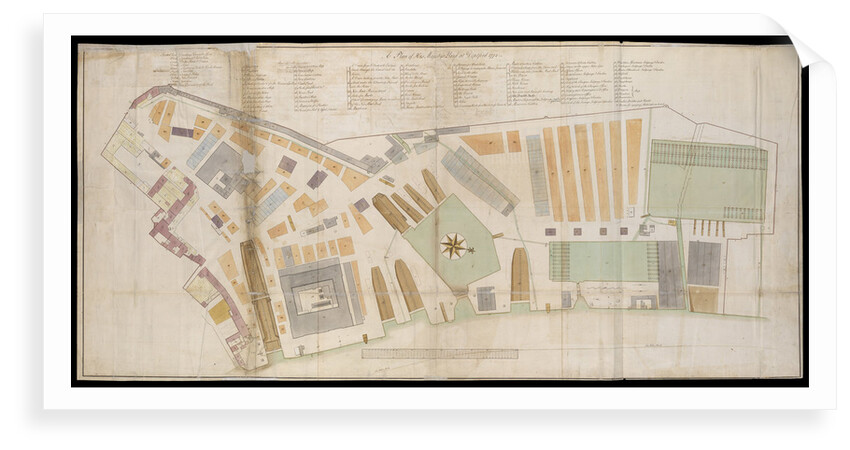 Plan of Deptford Dockyard by Unknown